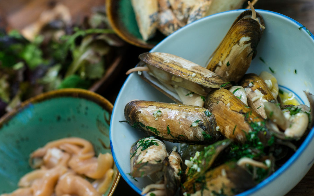 Grilled Razor Clams