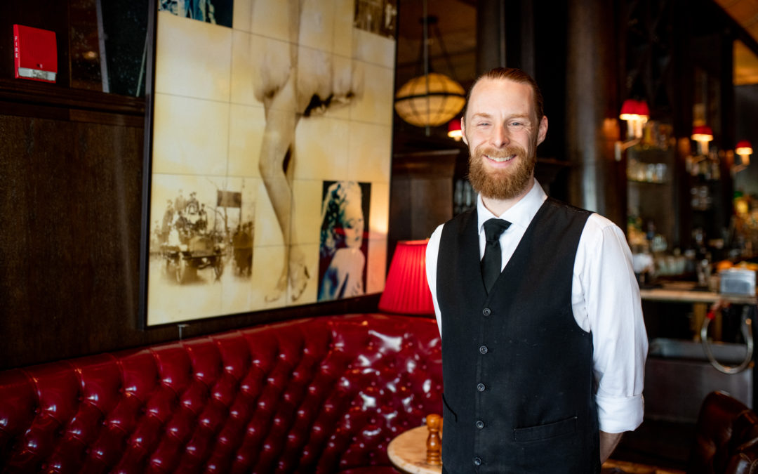 The last maître d’ is here to serve you from a bygone time